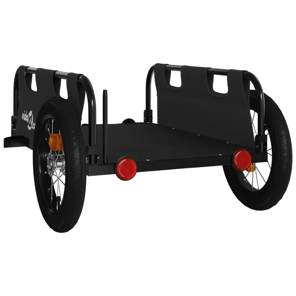 Rimorchio da Bici Nero Oxford e Ferro CFW1287828