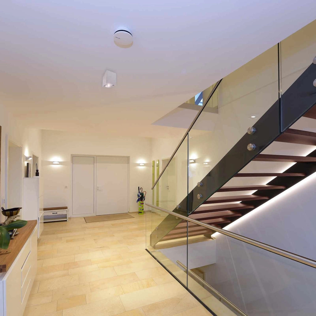 MONA Faretto moderno soffitto attacco LED 1x GU10 max 50W plafoniera luce orientabile vetrine negozio ufficio BIANCO