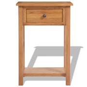 Tavolo Consolle 50x32x75 cm in Massello di Rovere 243932