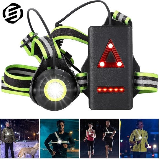 Verlichting a Reflessione per Corsa in Campo Aperto - Lampone per Corsa - Illuminazione Riflettente per Campeggio e Escursioni