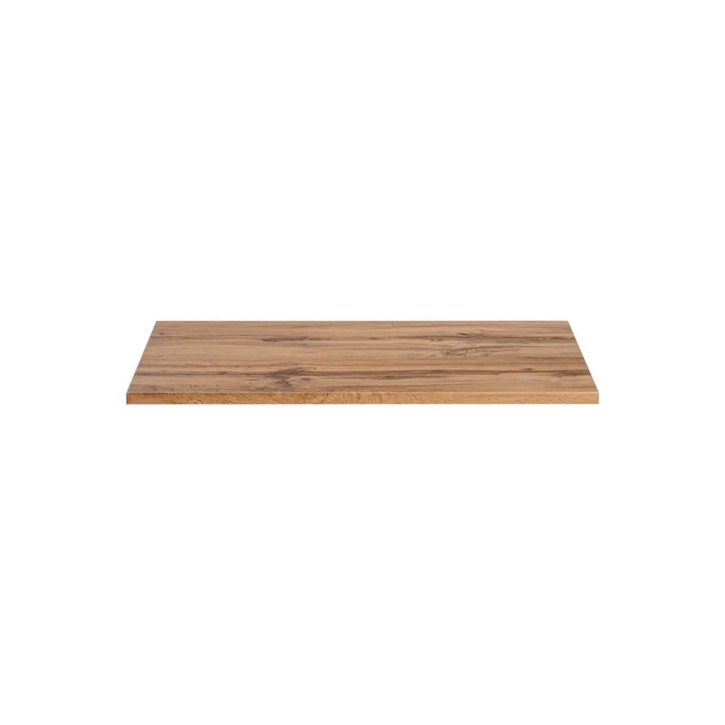Piano per mobile sottolavabo NOXERA – 80 cm – Colore quercia wotan – Da appoggio