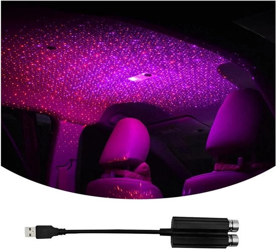 Illuminazione LED per plafond 2 in 1 con illuminazione interna USB, lampada da soffitto stellata con effetto atmosferico per camera da letto, lampada da soffitto con illuminazione interna LED per interni