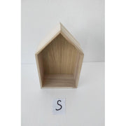 Set di 4 Mensole Casetta S:17 5x8 5x25 5cm