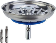 Stop Valvola di Scarico Cucina - Filtro Universale in Acciaio Inox - Disimmissione 80 mm Gabinetto di Raccordo