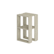 Comodino in legno "Lonie" 30 x 30 x 55 cm - Travertino