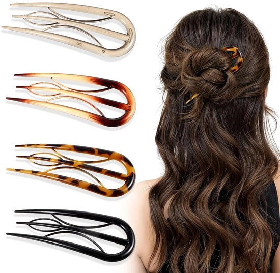 Imbottigliatore per capelli a 4 testine in diverse colori - Ideale per ogni stile capellino