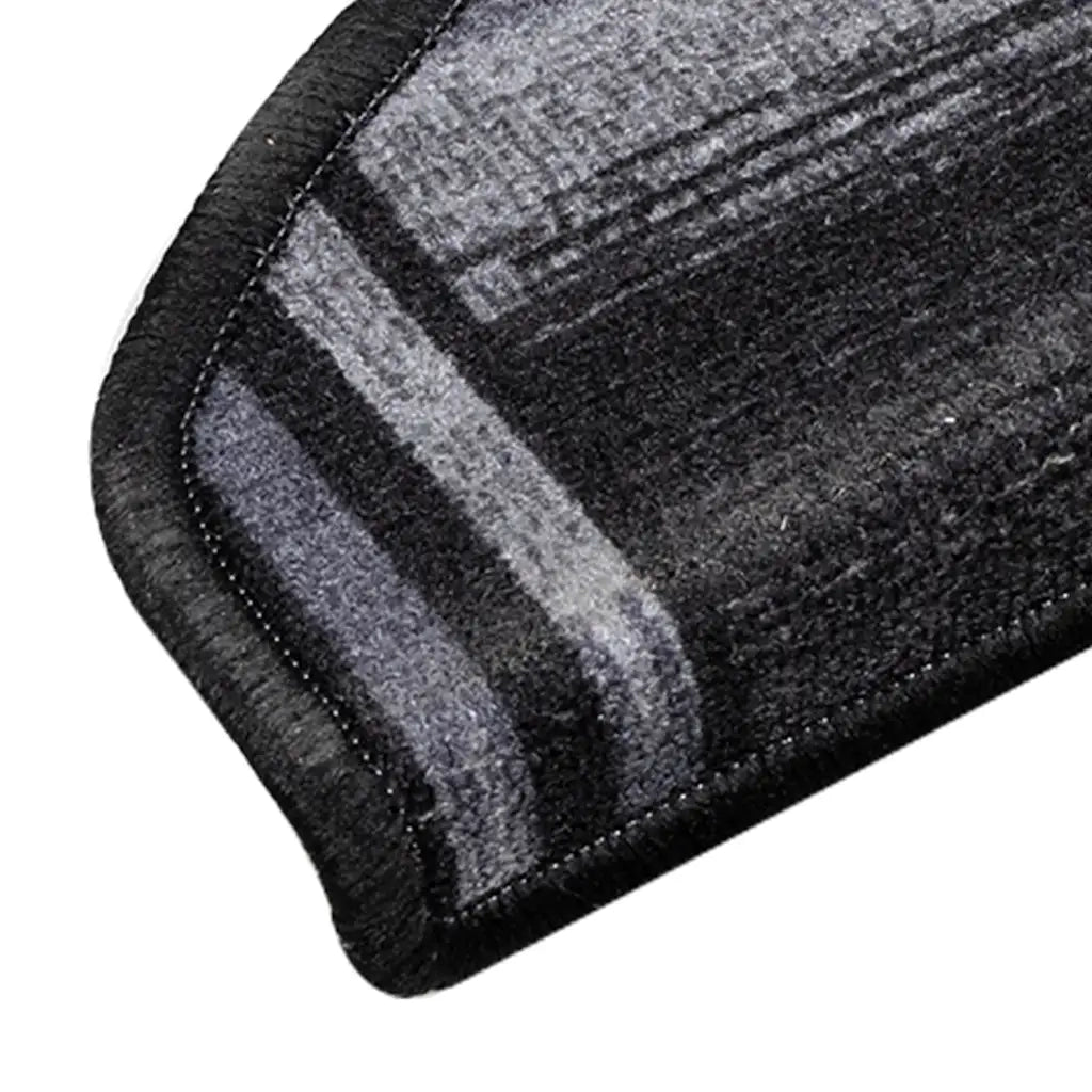 Tappetini Autoadesivi per Scale 15 pz Nero e Grigio 65x21x4 cm 322412