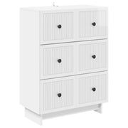 Mobile con Cassetti Bianco Lucido 66 x 34,5 x 90 cm