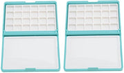 Kit di acquerelli portatile - 2 scatole di acquerelli - tavolozza per artisti - dipingere all'aperto - compatta e pratica - tavolozza di acquerelli portatile