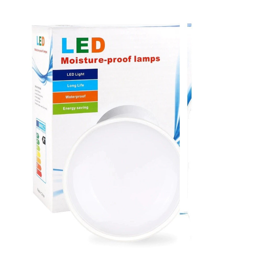Trade Shop - Applique Plafoniera Led Lampada Tonda Tartaruga Esterno Interno A Parete 15w -