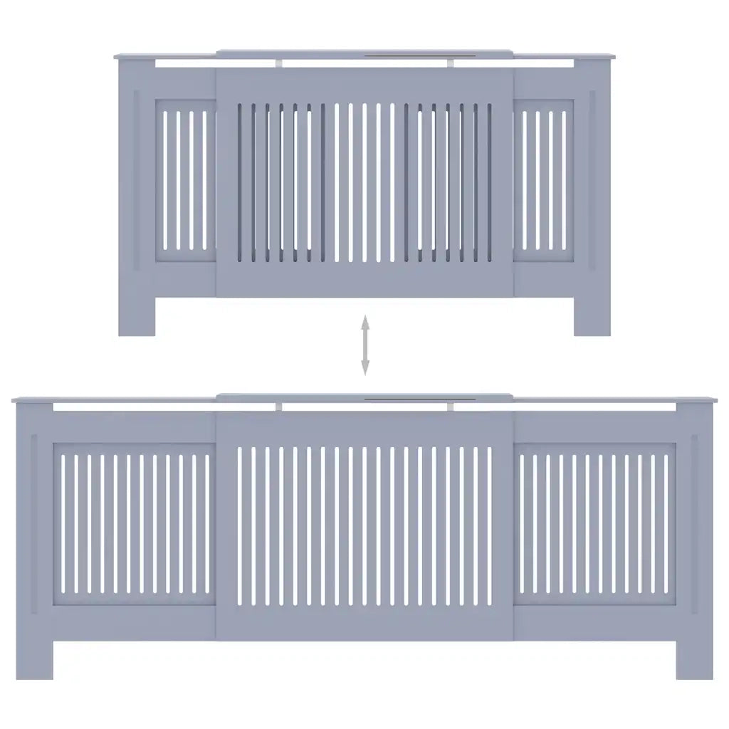 Copertura per Radiatore Grigia in MDF 205 cm CFW6779893