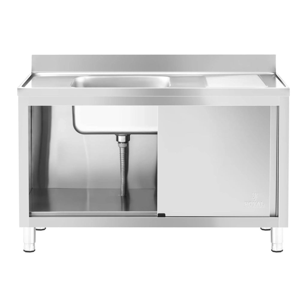 Lavello da appoggio 1 vasca in acciaio inox 500 x 400 x 240 mm 14_0005018