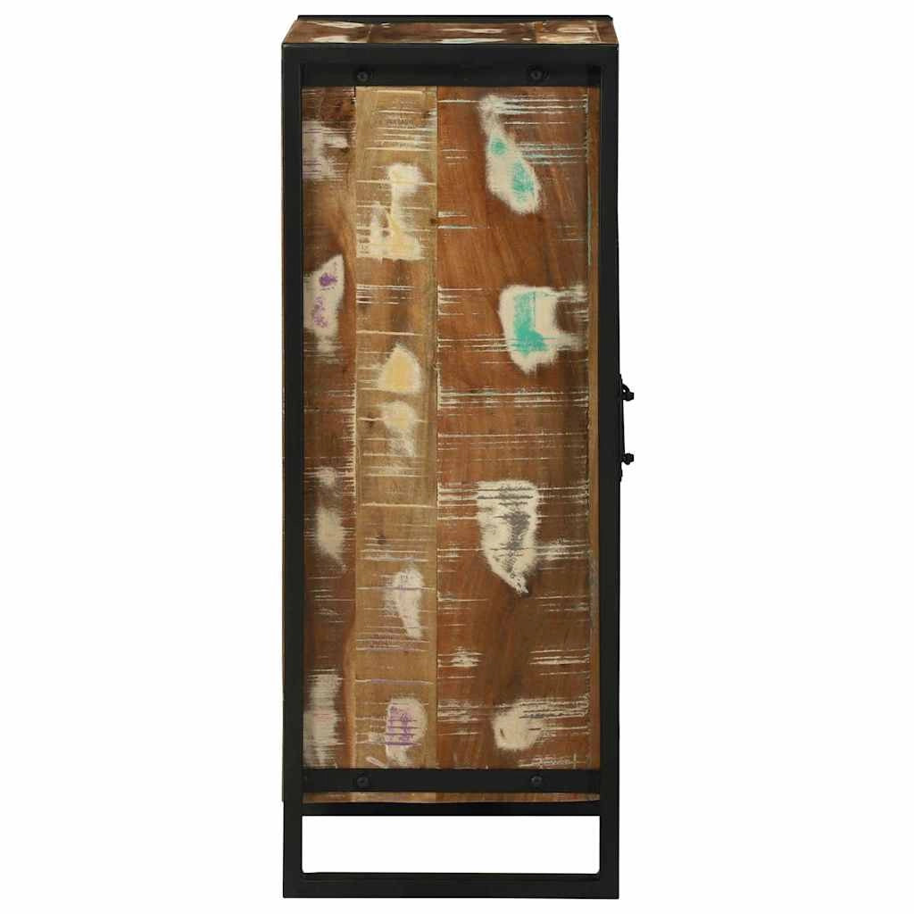 Mobiletto da bagno moderno con 2 ripiani contenitore 40 x 35 x 90 cm in legno riciclato marrone 02_0057649