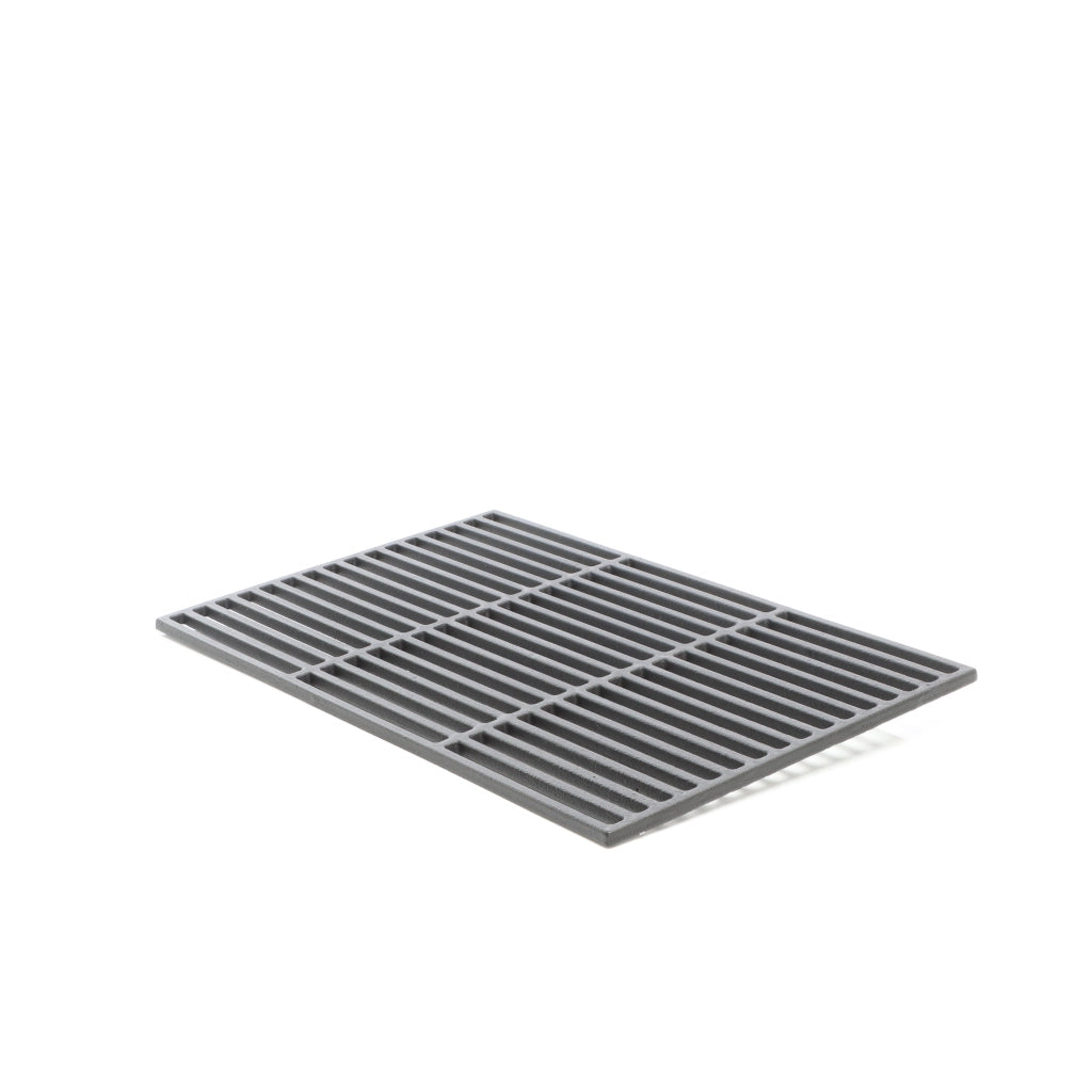 Griglia rettangolare in ghisa 60 x 40 cm per barbecue a carbone e a gas