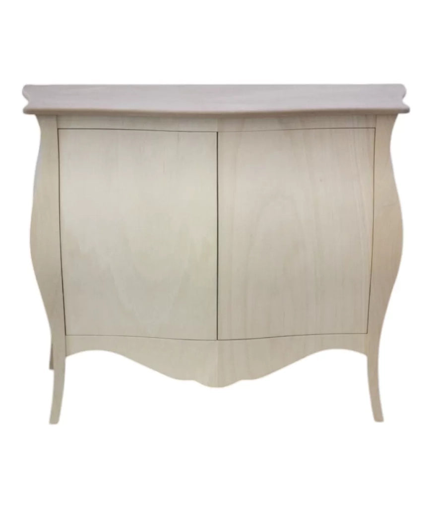 Madia credenza shabby legno nero/naturale l.120 p.54 h.94 (2146) - Mobili 2G