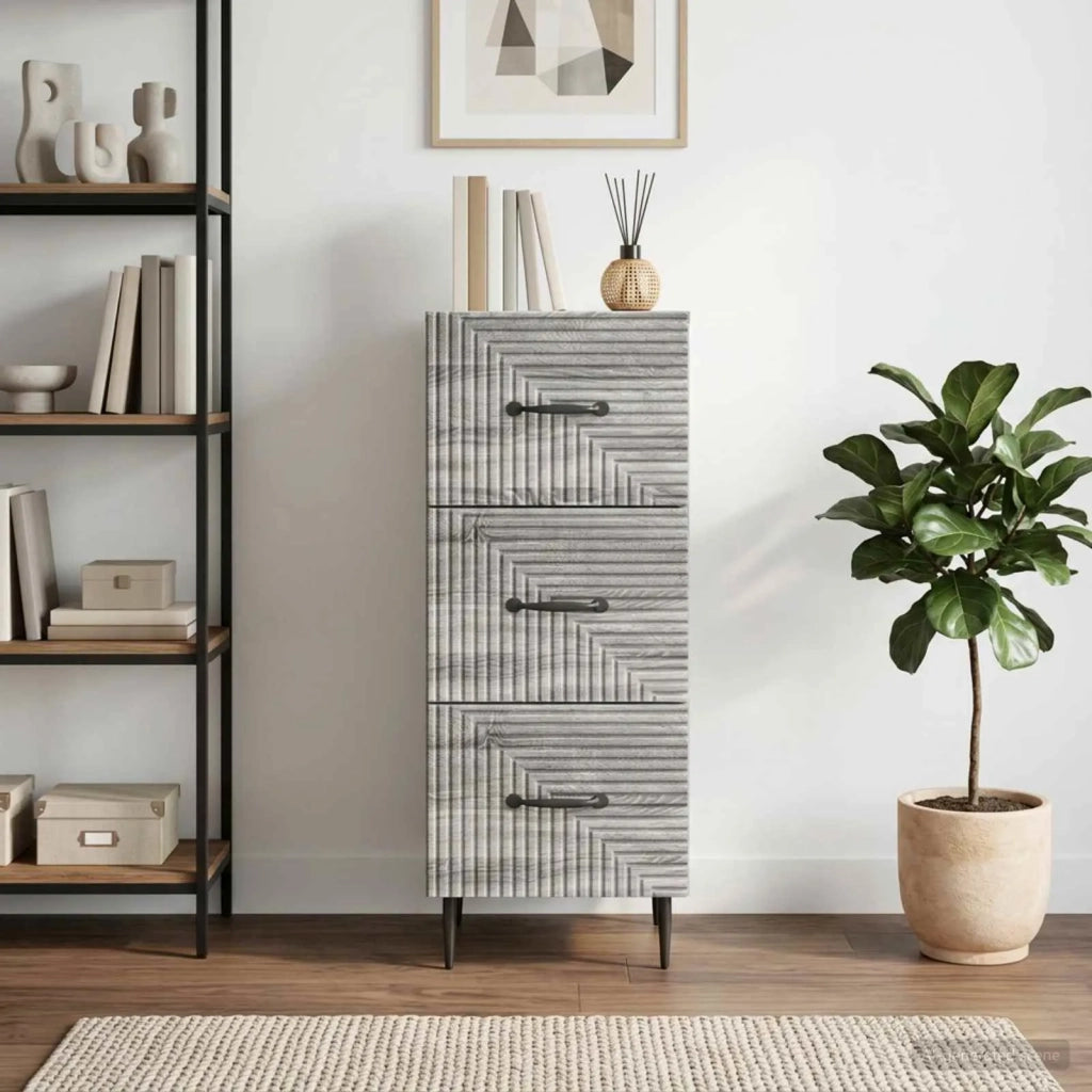 Mobile con Cassetti Grigio Sonoma 33 x 34,5 x 89,5 cm 894851