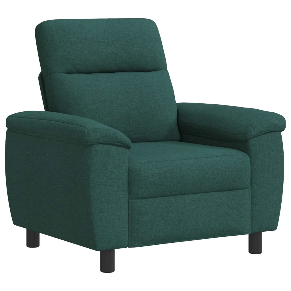 Set di divani 2 pcs Verde Scuro Tessuto 3430579