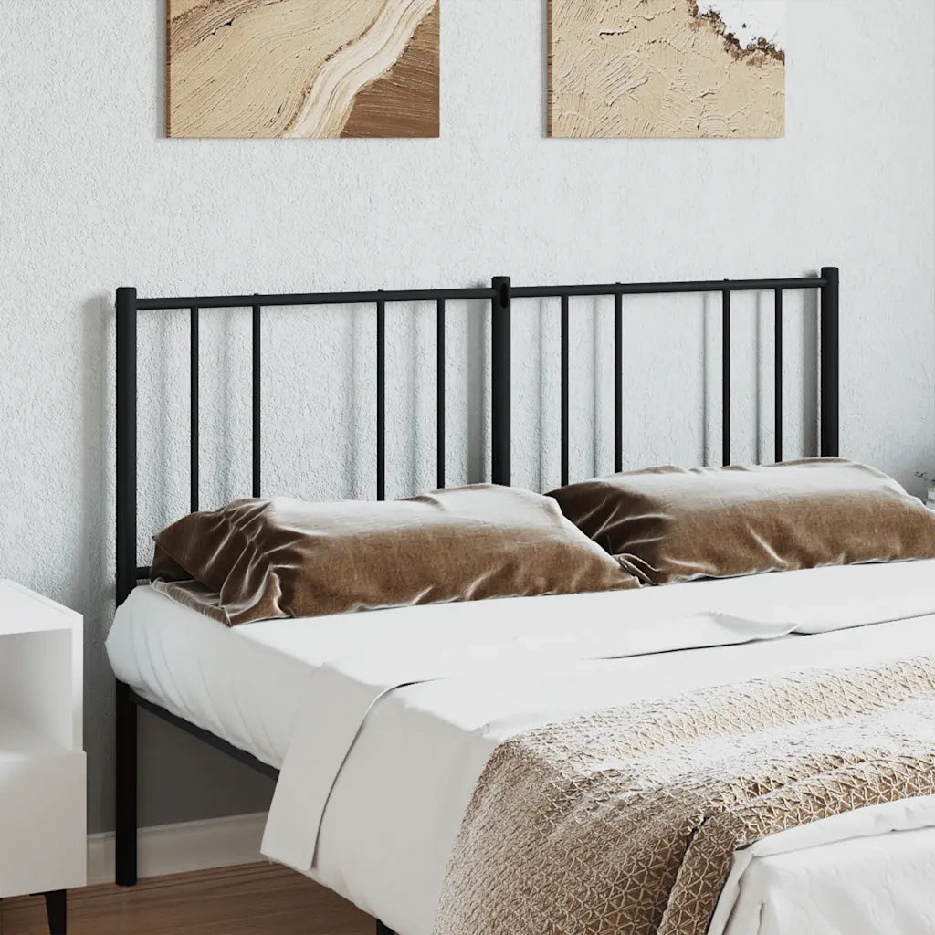 Testiera di Ricambio in Metallo Nero 160 cm 352515