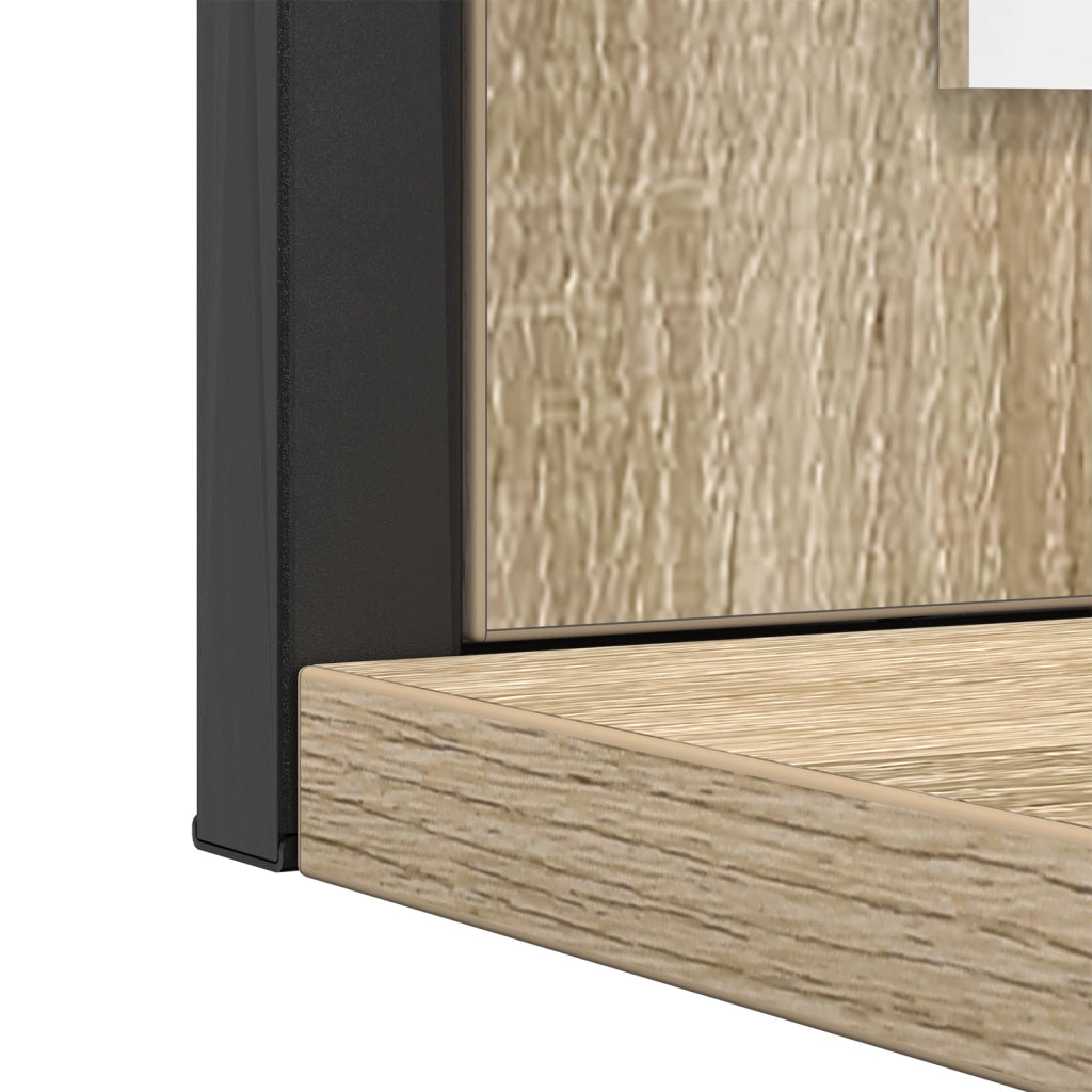 Set di Mobili da Bagno  in 3 Pezzi Rovere Chiaro Legno Ingegnerizzato