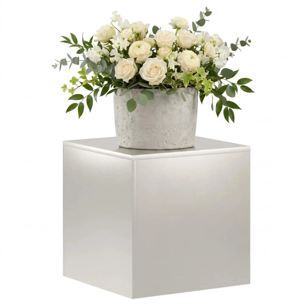Supporto per piante Argento 40 x 40 x 40 cm Acciaio 8012524