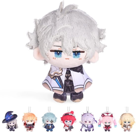 Chiave tascabile in peluche di Honkai Star Rail, 10cm, forma compatta per borse e chiavi per fan