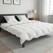 Set di piumoni 220 x 260 cm No Cotone, Bambù, Poliestere Bianco 3432289