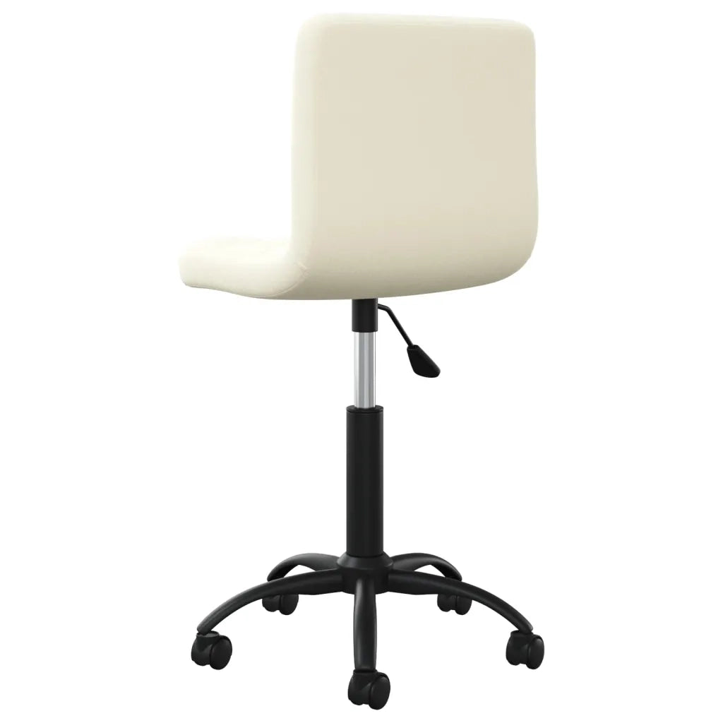 Sedia da Pranzo Girevole Crema in Velluto cod mxl 27858