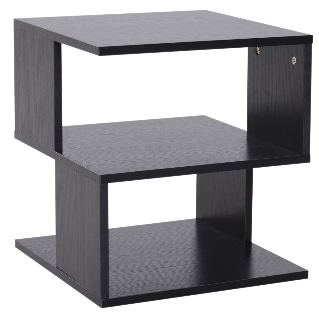 Tavolino da salotto 3 livelli ¨C Zephmum ¨C 40x40x43 cm nero