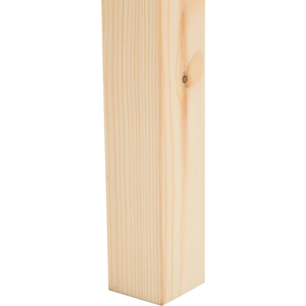 Letto a Castello Marrone Chiaro in Legno di Pino con Scala 90 x 200 cm