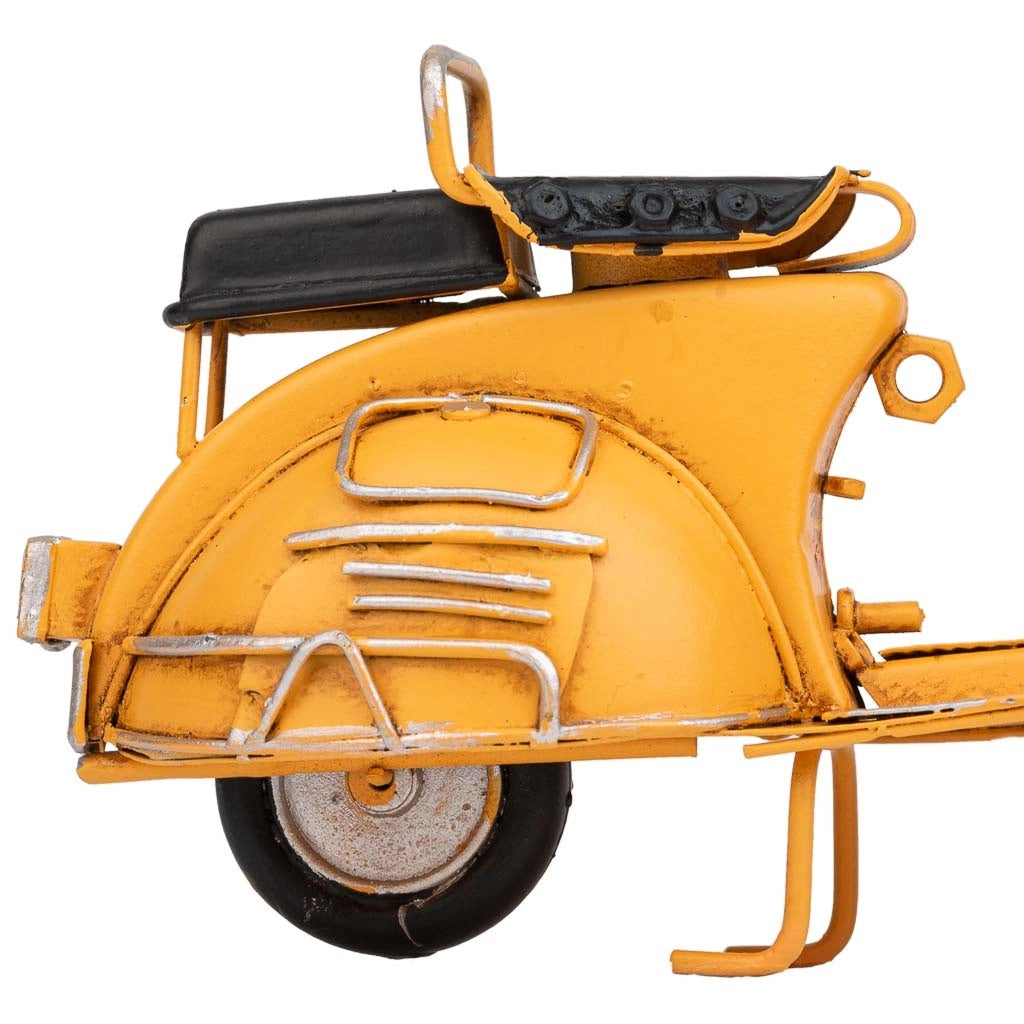 Moto in metallo arancione 17,5x7x11h
