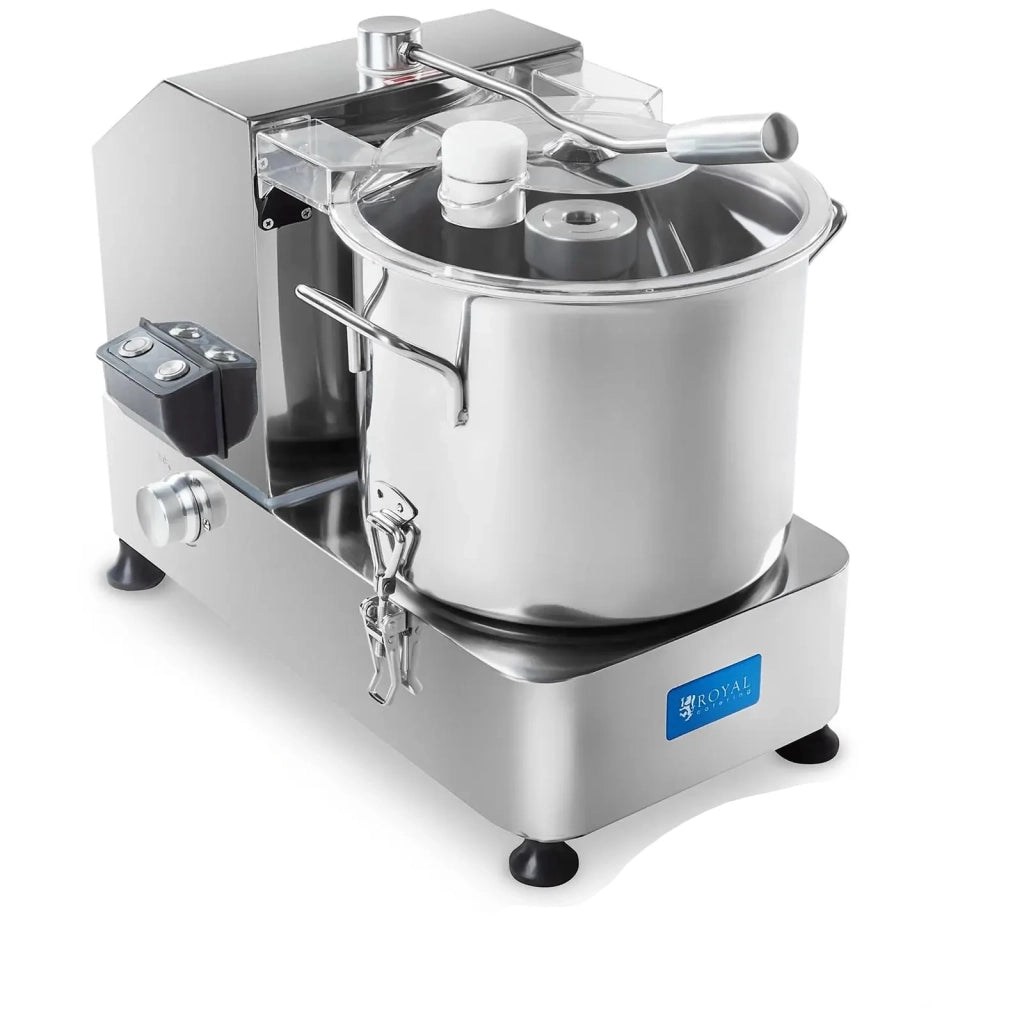Tritatutto professionale da cucina in acciaio inox da 12 litri argento 14_0008818