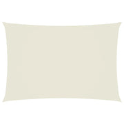 Parasole a vela | Telo Ombra | Vela da ombra Oxford Rettangolare 2,5x4,5 m Crema