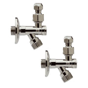 Rubinetto sottolavabo 1/2x3/8x10 mm filtro smontabile in ottone cromato *** (quantita) pezzi 2, confezione 1