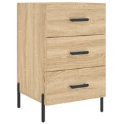 Comodino | Armadio da Notte | Mobiletto da notte Rovere Sonoma 40x40x66 cm in Legno Multistrato