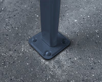 Pergola Addossata in Alluminio Capri 3X6.2 m Grigio