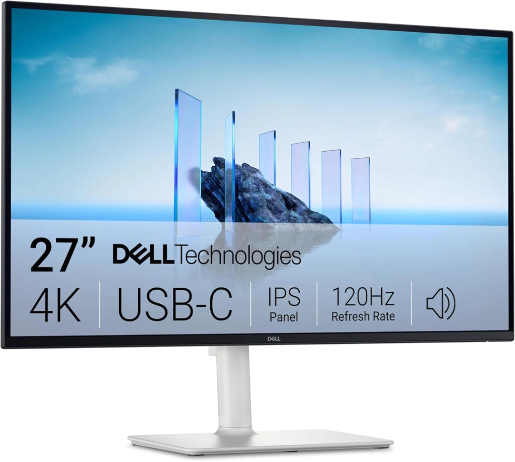 Dell S2721DS 27" QHD (2560x1440) Monitor, 75Hz, IPS, 4ms, AMD FreeSync, 99% sRGB, Regolabile in Altezza, Altoparlanti integrati, DisplayPort, 2x HDMI, 3 Anni di Garanzia, Argento