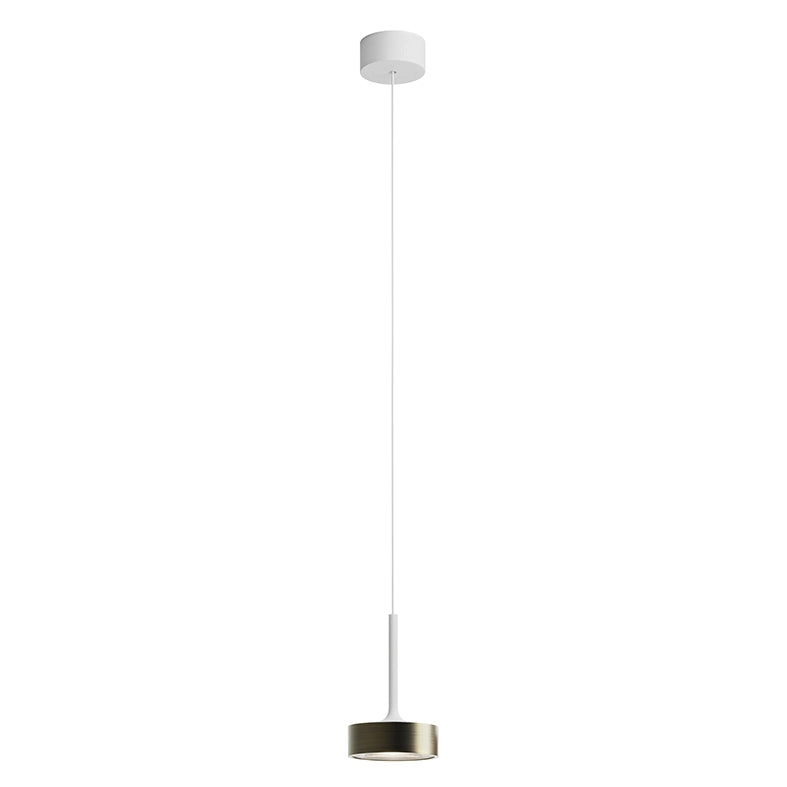 Hole Sospensione LED 13W 38° 3000K CRI90 in Alluminio Bianco/Bronzo, Lampada a sospensione professionale per interni - Rossini Group