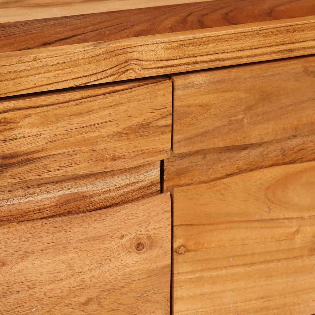Mobile TV Marrone 110 x 30 x 40 cm Legno di Acacia Massello 42003317