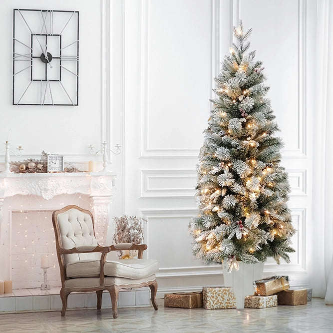 MAURY'S ALBERO MONTECARLO INNEVATO 150 CM CON LED