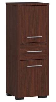 Mobile bagno AKORD Wengé 30 cm 2 ante 1 cassetto 30x30x85 cm