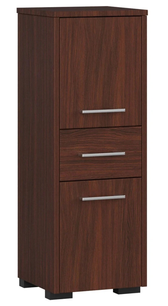 Mobile bagno AKORD Wengé 30 cm 2 ante 1 cassetto 30x30x85 cm