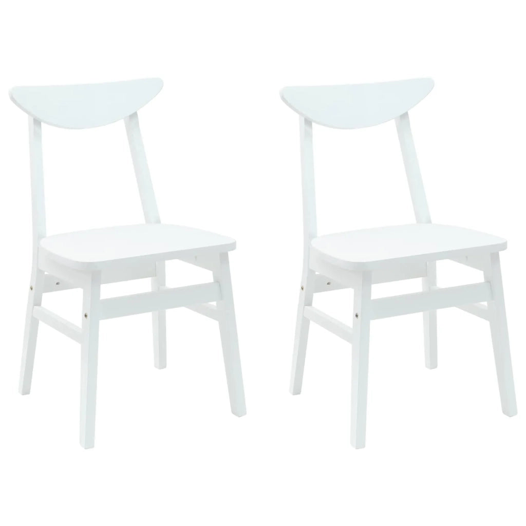 Sedie da pranzo 2 pz | Sedie da cucina Bianco 42 x 47.5 x 81 cm