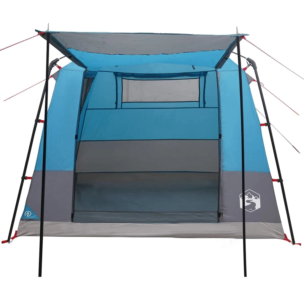 Tenda Party-Tenda da festa Blu 10 persone Poliestere 185T con rivestimento PU