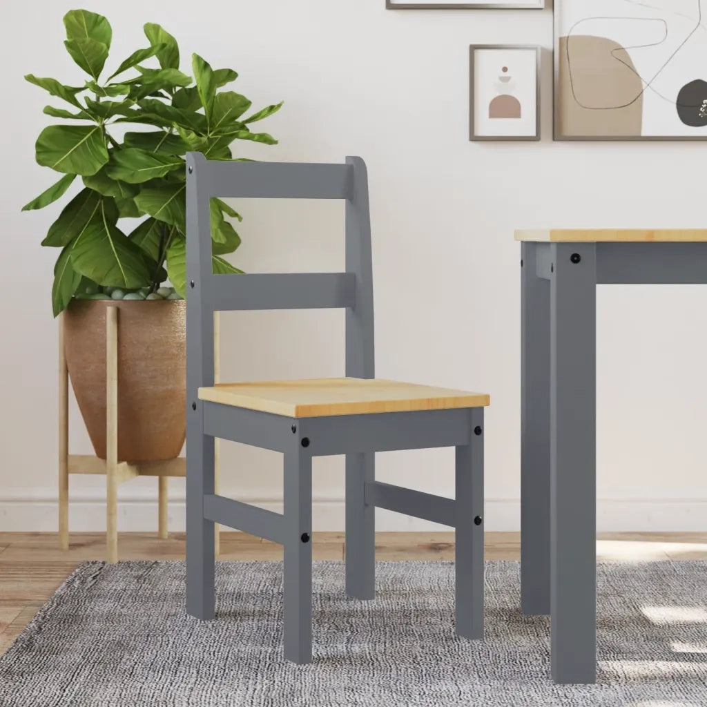 Sedie da Pranzo 2 pz PANAMA 105x30x45 cm Legno Massello Pino 4005730