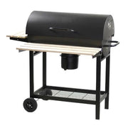 BARBECUE A CARBONE CON COPERCHIO GRIGLIA INOX 70X37 CM RIPIANI 108X72X101 GRINGO