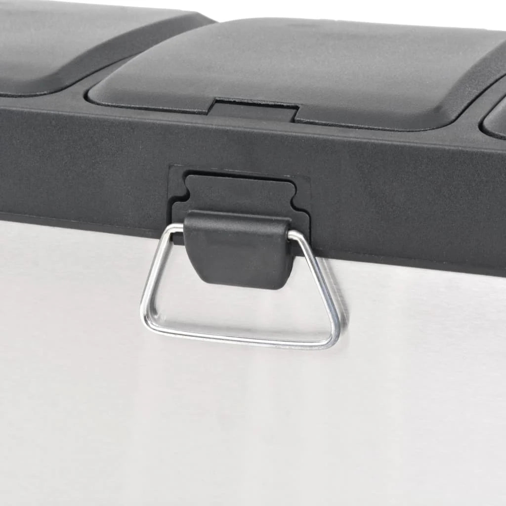 Pattumiera in acciaio inox 46 x 26,5 x 39,5 cm 24 litri 02_0006060