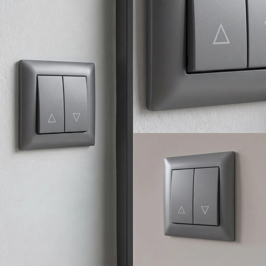 Interruttore Per Veneziane Oste Jnh009-w Grey