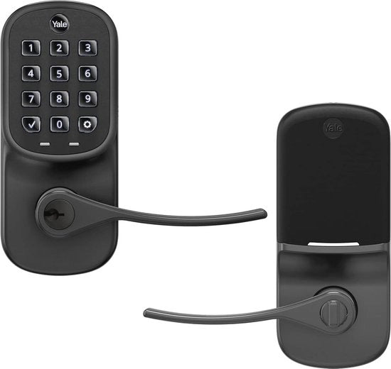 Sistema di accesso sicuro con tastiera e sistema di illuminazione per slot sottile