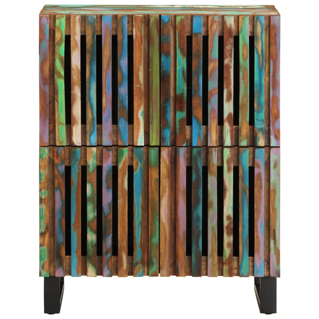 Credenza 60x34x75 cm in Legno Massello di Acacia