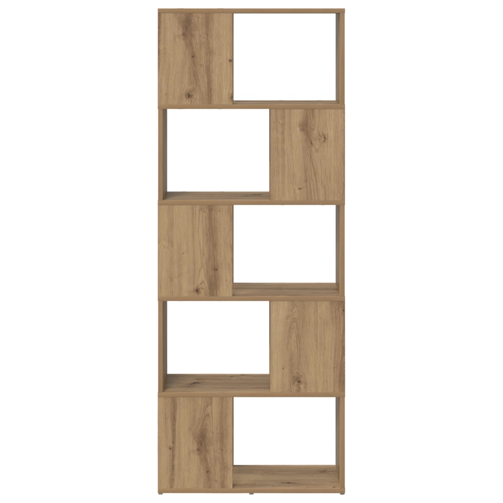 Scaffale Rovere Artigianale Truciolare 60 x 24 x 155 cm Scaffale